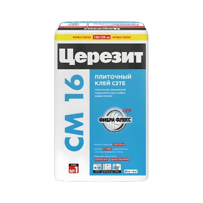 Клей Ceresit (Церезит) CM16 для любых видов плитки 25 кг