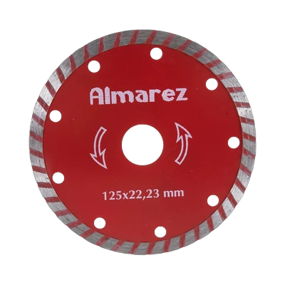 Диск отрезной алмазный Almarez 125х22,2 мм турбо