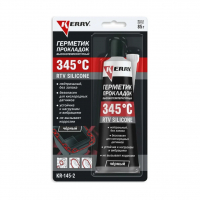 <b>Герметик</b> RTV Silicone силиконовый высокотемпературный, черный 42 г