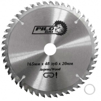 Диск пильный по дереву Pilorama 165х20/16 мм 48 зубьев