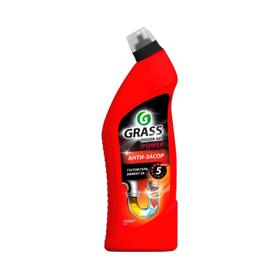 Средство для прочистки труб Grass Digger Gel Антизасор 0,75 л