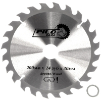 Диск пильный по дереву Pilorama 200х30/20 мм 24 зуба