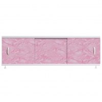 Экран для ванны Оптима 1,7 м пластиковый, Розовый мороз