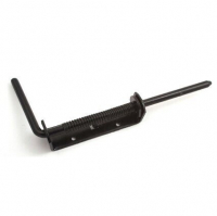 Засов гаражный 300 мм с пружиной, черный (НОЭЗ)