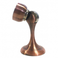 Ограничитель дверной магнитный, медь