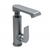 Смеситель для кухни Ремоколор 67-0-795 авиационный алюминий, серый