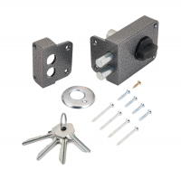 Замок накладной Зенит ЗН1-3 серебро