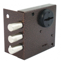 Замок накладной Эльбор Кремень 1.04.51.5.5 К