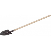 Лопата с черенком штыковая, рельсовая сталь, Крот 1