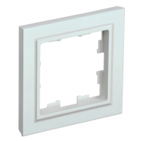 Рамка IEK BRITE 1-местная, жемчуг