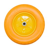 Колесо полиуретановое Силач бескамерное 4,00-8, 20 мм 023677