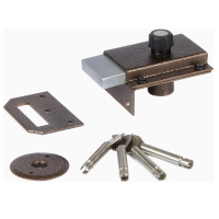 Замок накладной Делга Титан 2 с угловой планкой