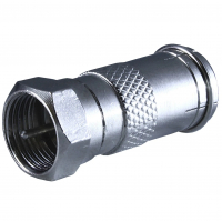 Переходник штекер F - гнездо TV