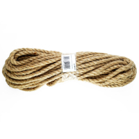 Веревка джутовая 10 мм крученая (10 м)