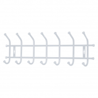 Вешалка настенная ВНТ7 7 крючков, 680х215 мм, матовый серый