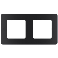 Рамка Legrand Inspiria 2-местная, антрацит