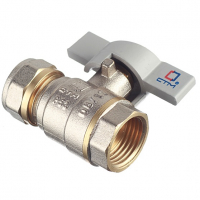 Кран шаровой 20х3/4" цанга/гайка