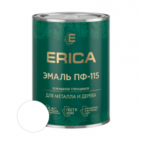 Эмаль алкидная ПФ-115 Erica, белая 0,8 кг