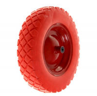 Колесо бескамерное PU 4.80/4.00х80 d=16/12 мм