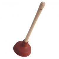 Вантуз с деревянной ручкой