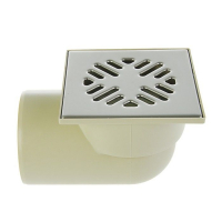 Трап 110мм горизонтальный, нержавейка