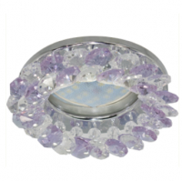 Спот Ecola CD4141 прозрачный/аметист/хром