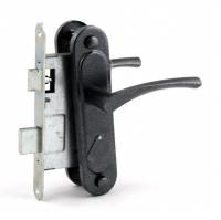 Замок врезной Омега ЗВ9.2-01, серебро