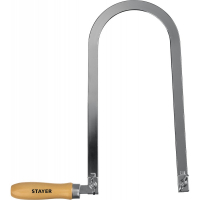 Лобзик <b>ручной</b> Stayer Master 130x250 мм, деревянная ручка 1530-25