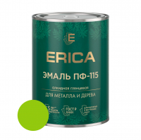 Эмаль алкидная ПФ-115 Erica, фисташковая 0,8 кг