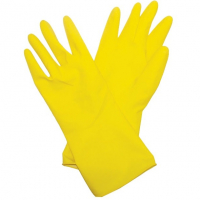 Перчатки хозяйственные латексные сверхпрочные, размер S