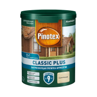 Пропитка Pinotex Classic Plus на гибридной основе полуматовая, ель натуральная 0,9 л
