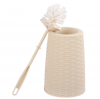 Ерш для унитаза напольный, Плетенка слоновая кость