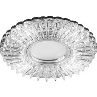 Спот Feron CD900 белый/хром, с подсветкой