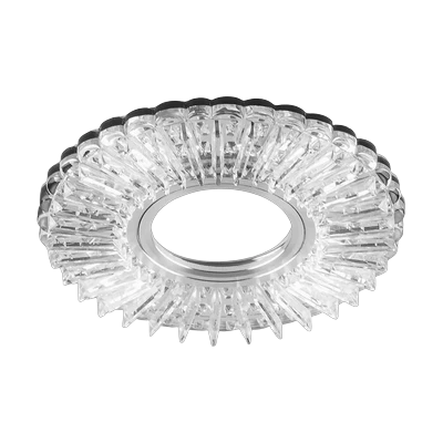 Спот Feron CD900 белый/хром, с подсветкой