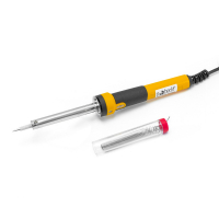 Набор паяльный: Паяльник+припой+подставка, острое жало 40вт 220в, Pobedit