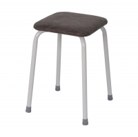 Табурет ЗМИ Пенек крепкий 224 квадратный, коричневый