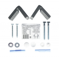 Крепление для унитаза к полу MasterProf скрытое, 8 предметов