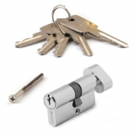 Цилиндровый механизм (личинка)  60 мм  Avers ZC-60-CR с вертушком,хром