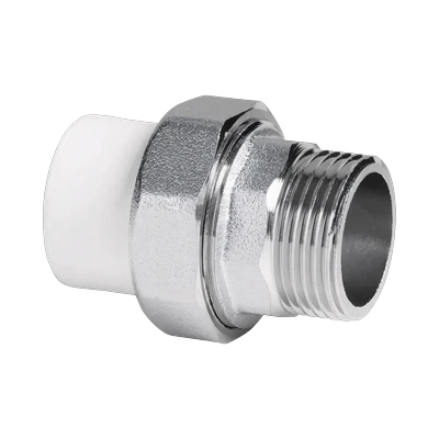 Соединение разборное Ø25 х 3/4" наружная резьба, белое