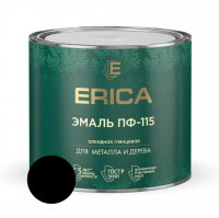Эмаль алкидная ПФ-115 Erica, черная 1,8 кг