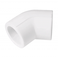Угол 45° Ø20 мм, белый