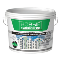 Краска Новые Технологии ВД-АК-1180 фасадная супербелая (1,3 кг)