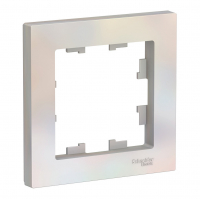 Рамка AtlasDesign 1-местная, жемчуг 