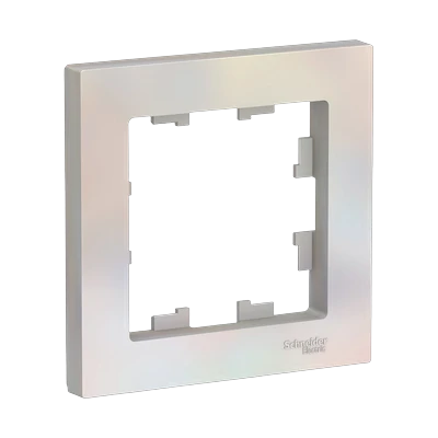 Рамка AtlasDesign 1-местная, жемчуг 