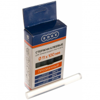 Стержни для клеевого пистолета Patriot 11х100 мм, прозрачные (10 шт)