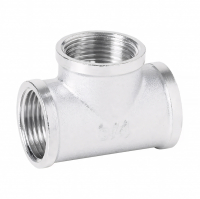 Тройник латунный переходной 3/4" х 1/2" х 3/4" гайка/гайка/гайка