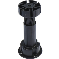 Опора кухонная  90-130 мм регулируемая, черная