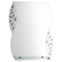 Зеркало 680х530 мм Агата с полкой