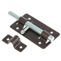 Задвижка дверная 14х145 мм, цилиндрический движок