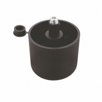 Опора мебельная 50х44 мм регулируемая круглая,чёрная